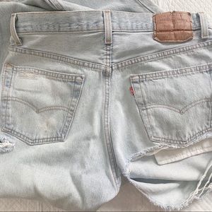 Levi’s high wasted boyfriend denim